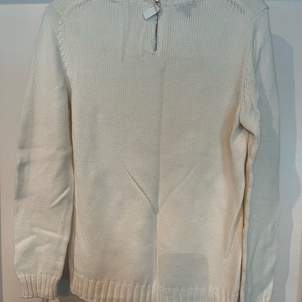 VGUC Fall bundle. Green J Crew vest with 3 coordinating shirts and one sweater - Picture 12 of 13